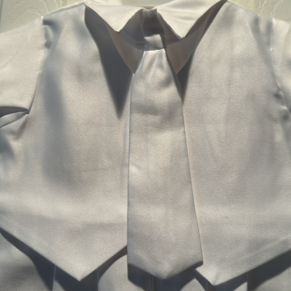 NEW 1 piece w/attached vest & tie for christening/wedding party-smoke free home - Picture 3 of 4